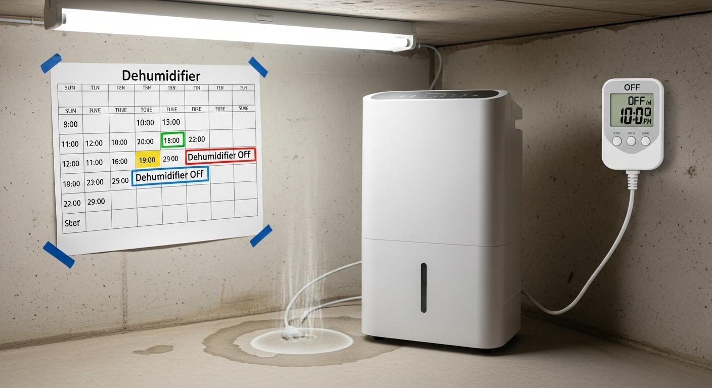 제습기 꺼짐예약