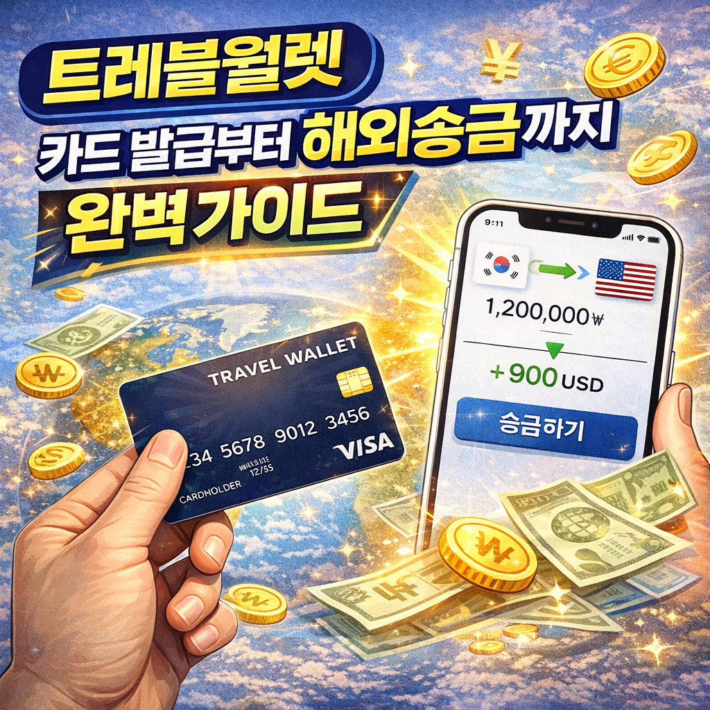 트레블월렛 카드 발급하러 가기