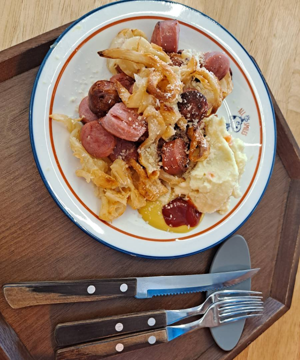 사이드 메뉴 항공샷