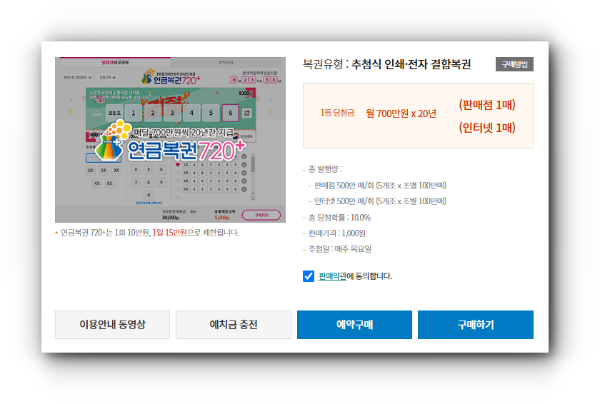 267회 연금복권 당첨번호 결과 확인하기