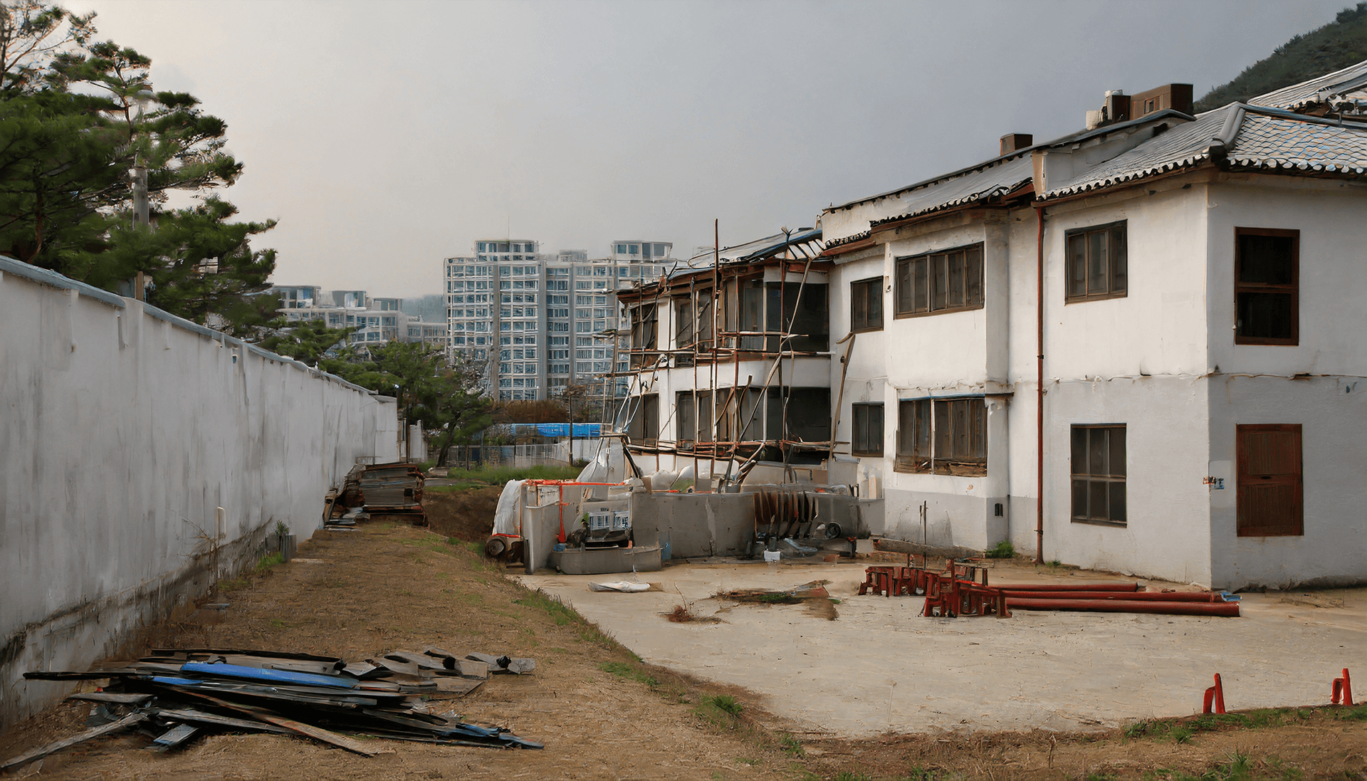 주거급여 신청 자격 공사하는 집들