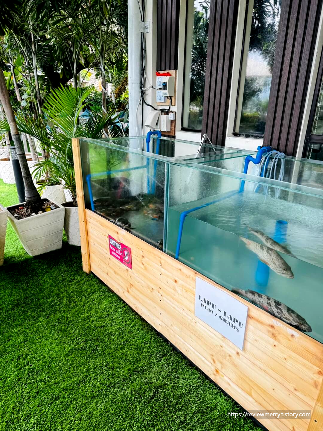 야외 수족관
