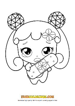 키키핑 색칠공부 도안 이미지