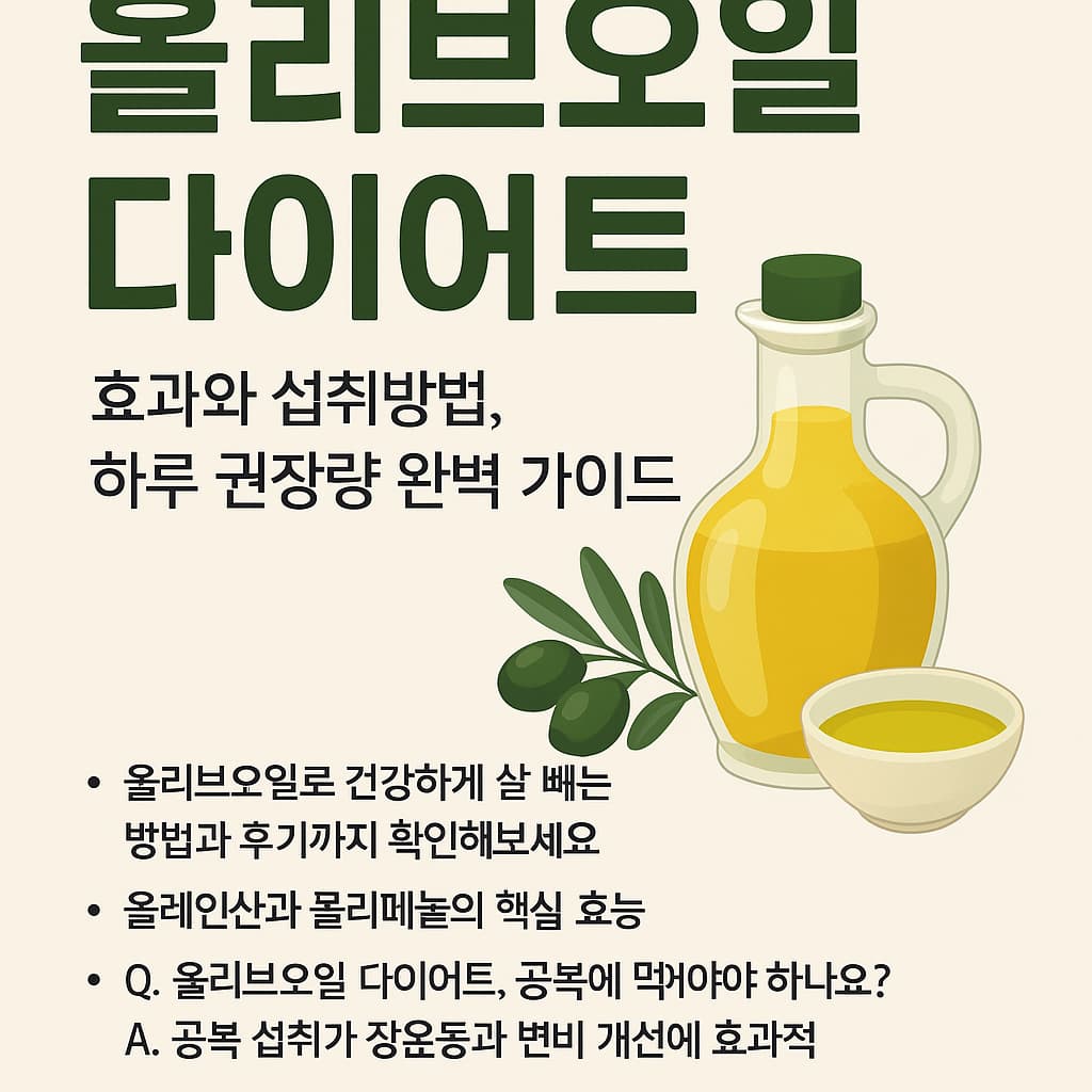 올리브오일 다이어트