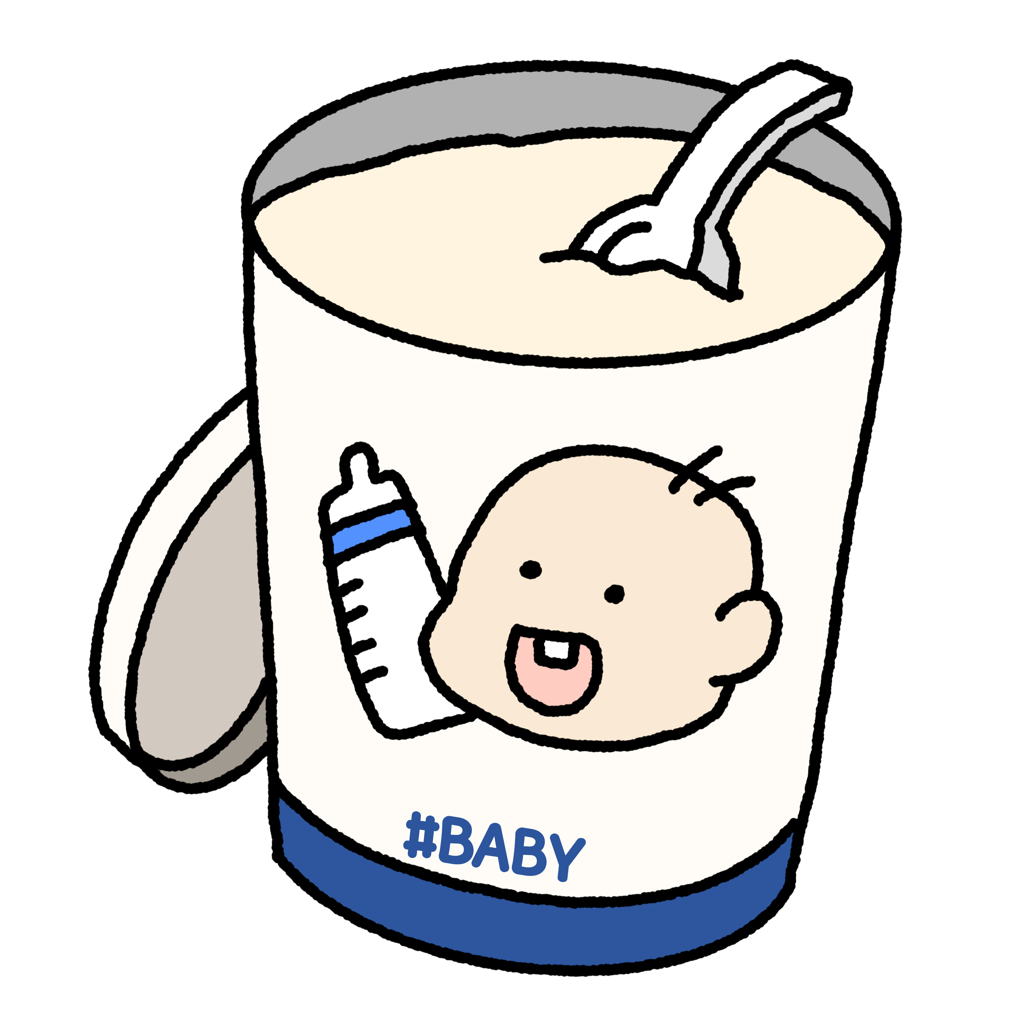 수유 중 몸부림, 아기에 대한 사랑, 관심, 시선