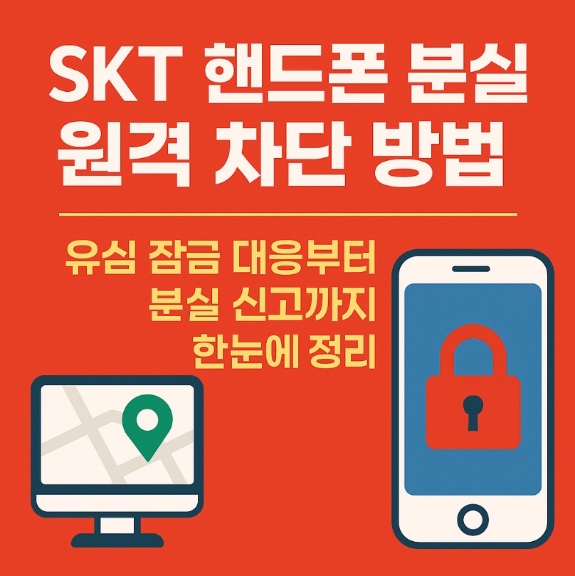 SKT 핸드폰 분실 원격 차단