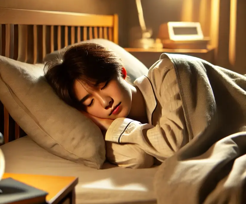 일찍 잠자는 수험생