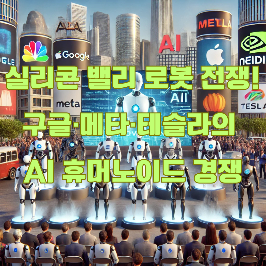 실리콘 밸리에서 시작된 로봇 전쟁! 구글과 메타, 휴머노이드 로봇의 미래