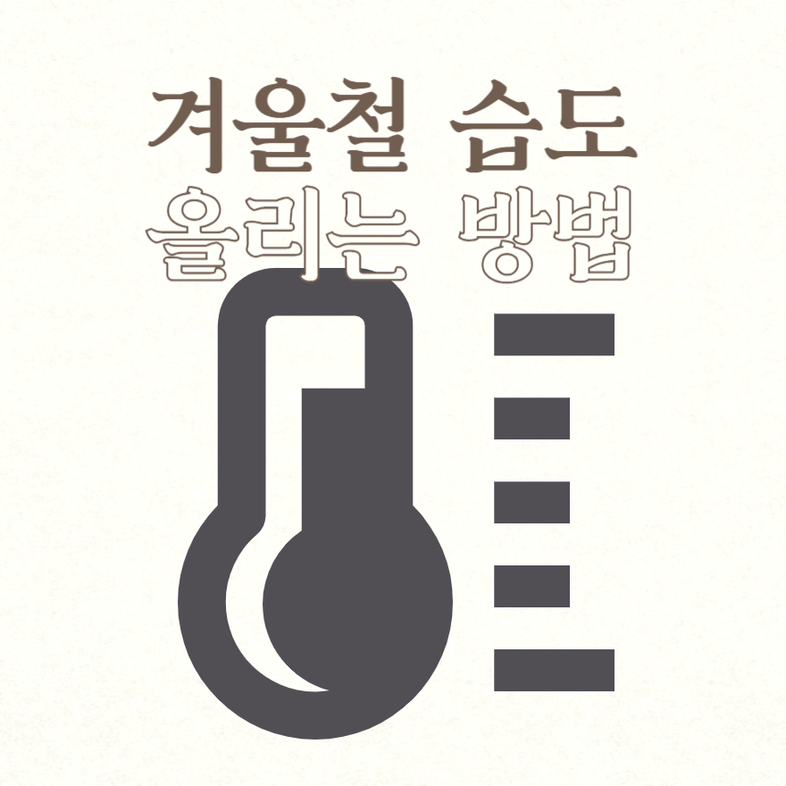 겨울철 습도 올리는 방법