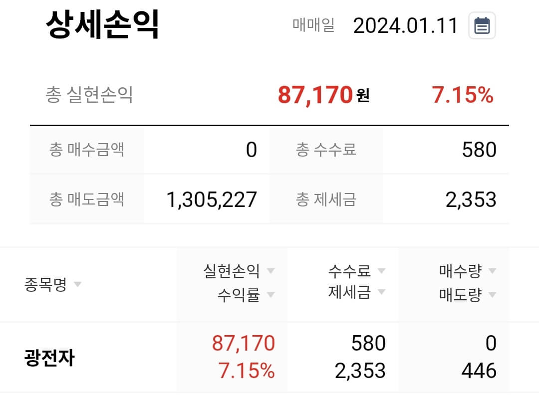 단타매매-수익인증-광전자