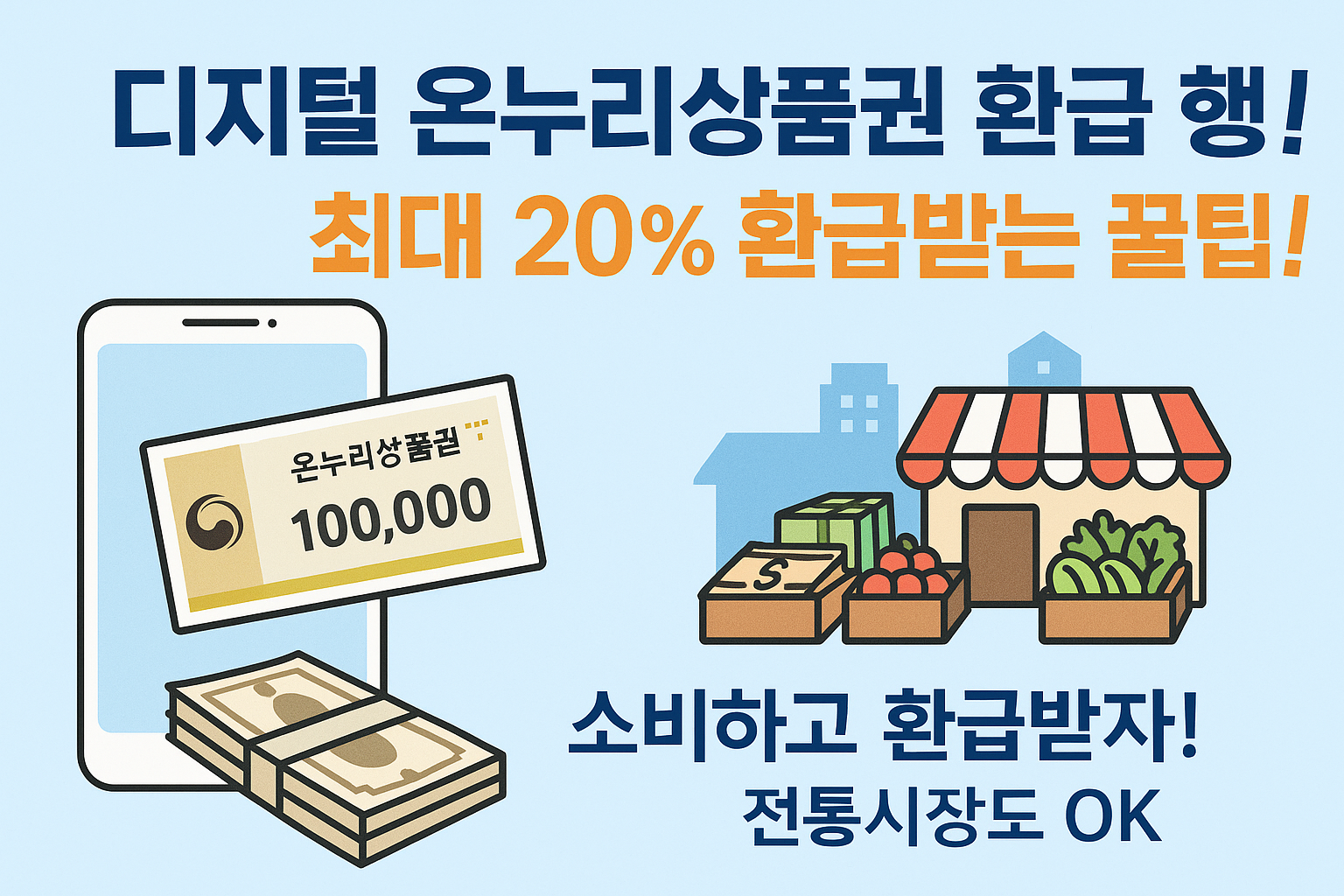 2025 디지털 온누리 상품권 추가 환급행사