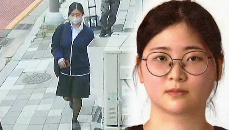 신상공개된 정유정 모습