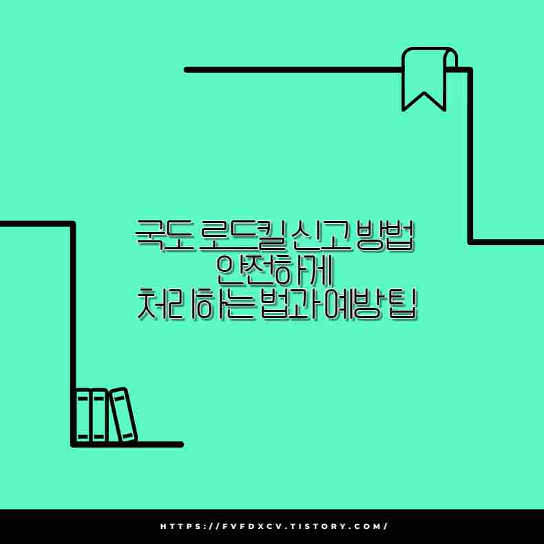 국도 로드킬 신고 방법 안전하게 처리하는 법과 예방 팁