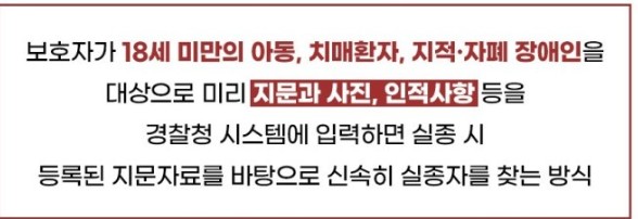 지문등사전등록제도