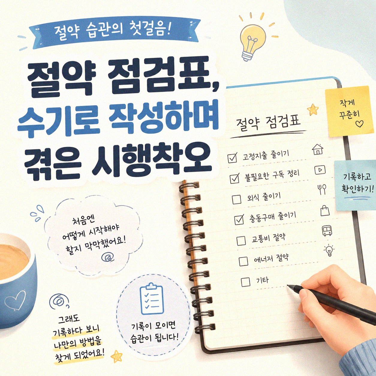 절약 점검표, 더 똑똑하게 관리하는 법