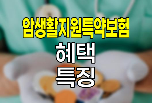 농협생명 암생활지원특약보험의 혜택과 특징