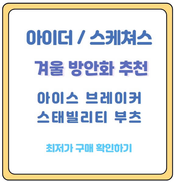 겨울 방안화 추천