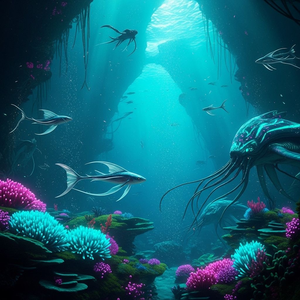 아바타3 개봉일 확정, 외계 수중 생태계 장면