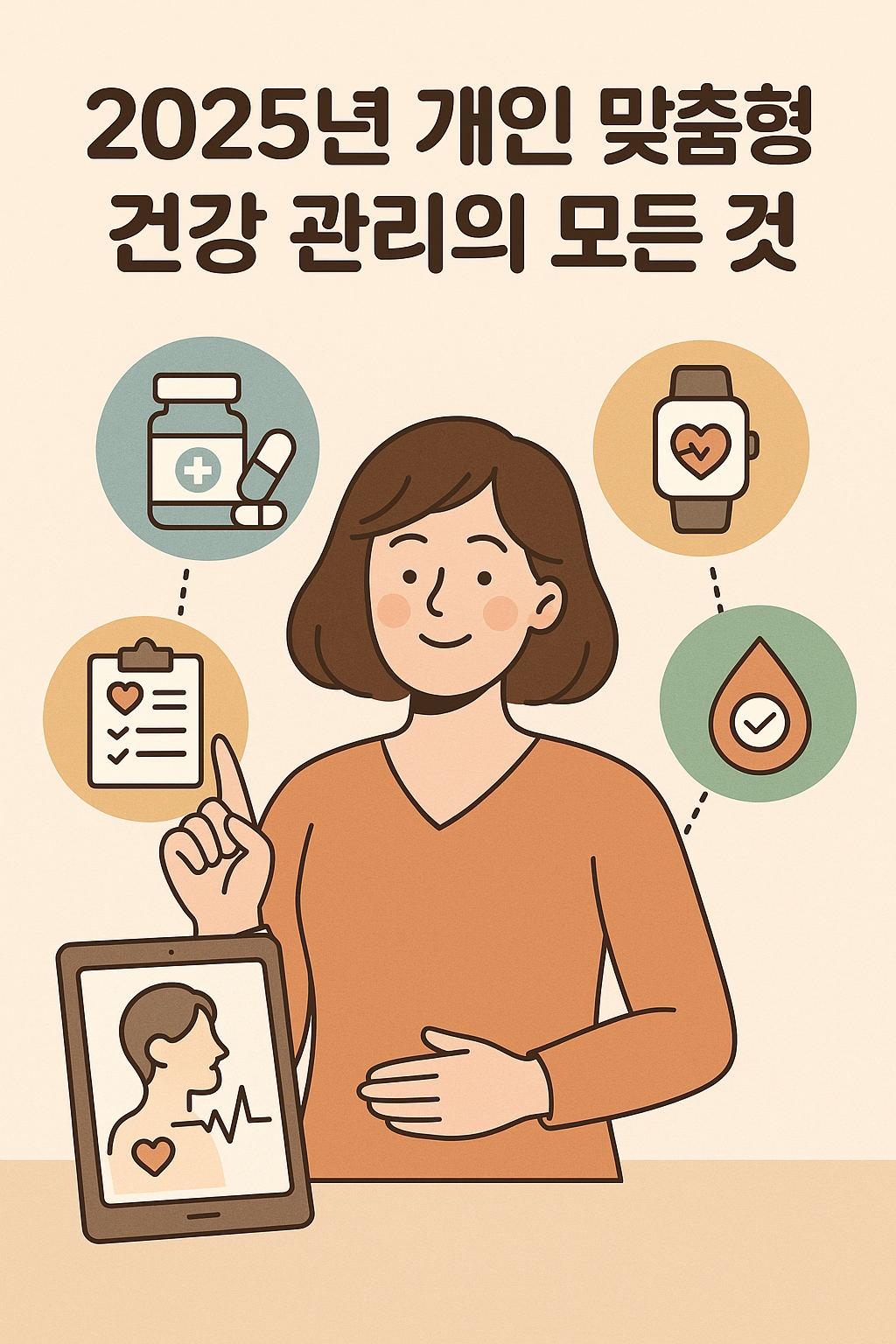2025년 개인 맞춤형 건강 관리의 모든 것: AI·유전자·웨어러블 혁신과 미래 전략