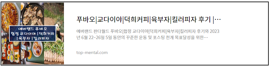 에버랜드 푸바오/합정역 맛집 카페 교다이야/덕희커피/육부자/킬러피자 내돈내산 후기