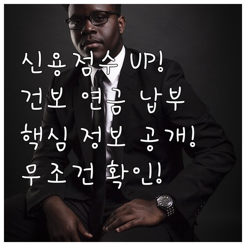 건강보험 국민연금 납부 비금융 정보로..