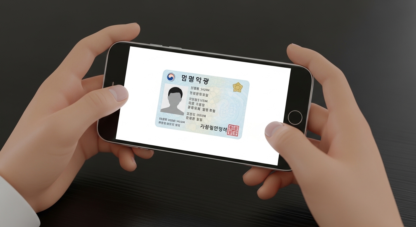 신분증촬영꿀팁, 모바일신분증