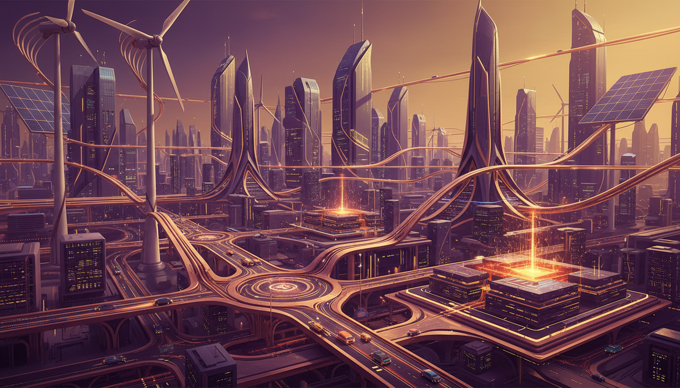 글로벌 전기차, 신재생에너지, 데이터센터 건설로 인해 폭발적으로 증가하는 구리 수요를 시각적으로 표현한 이미지.