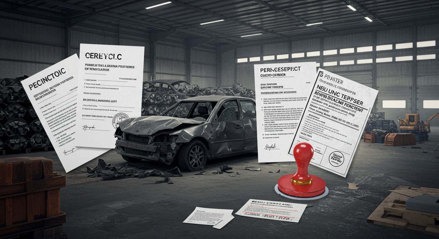 자동차세 체납, 폐차 말소등록