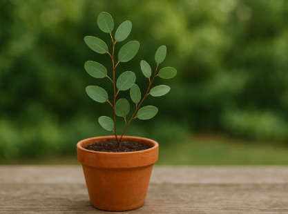 유칼립투스 화분 사진