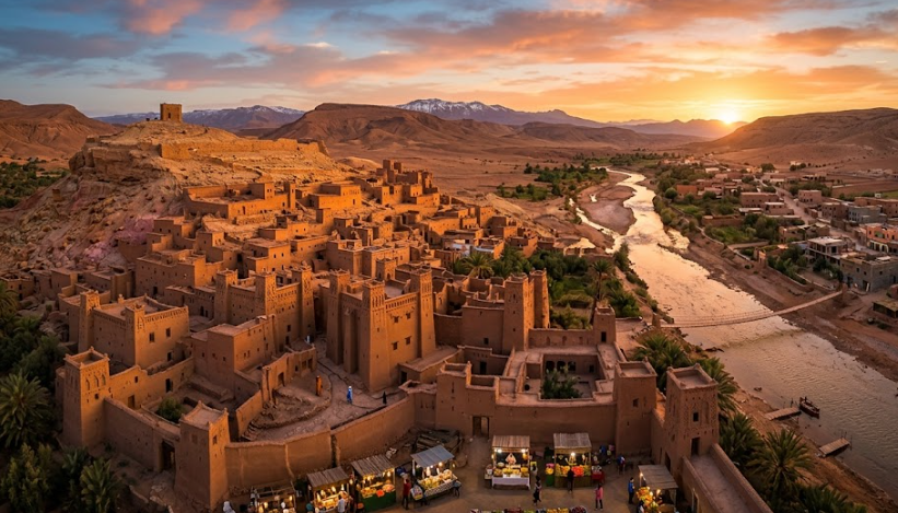 모로코 아이트 벤 하두(Aït Benhaddou)