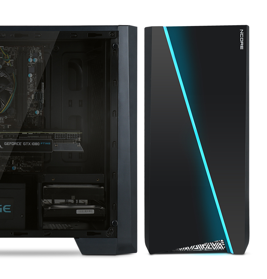 ABKO NCORE Force Full Acrylic Window RGB Line