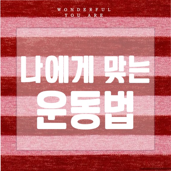 나에게 맞는 운동 완벽 가이드: 건강한 삶의 시작