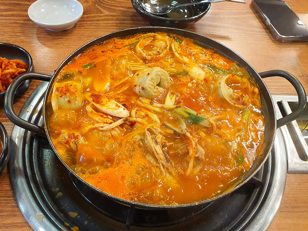 성남 중앙시장 수미식당- 닭한마리얼큰칼국수4