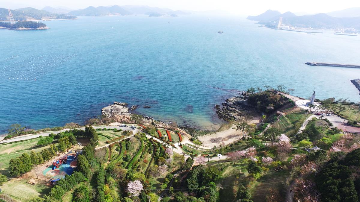 통영 이순신공원 수국 구경 주차