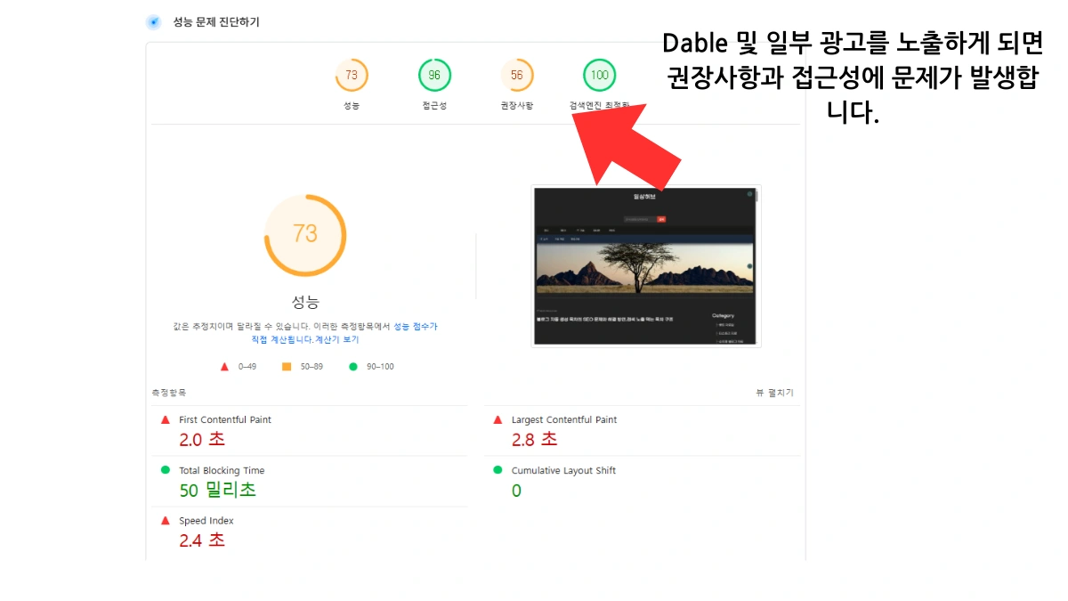 SEO와 광고의 상충 관계 및 브레드크럼의 역할