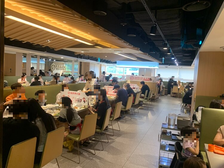 하이디라오 건대 내부 공간 모습