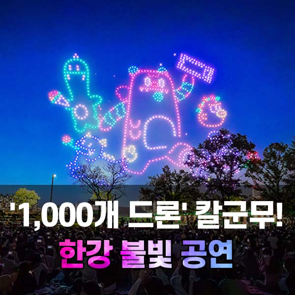 한강 불빛 공연