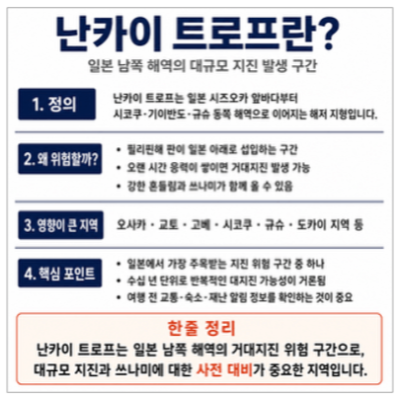 일본-지진-난카이-대지진-난카이-트로프-원인-규모-총정리