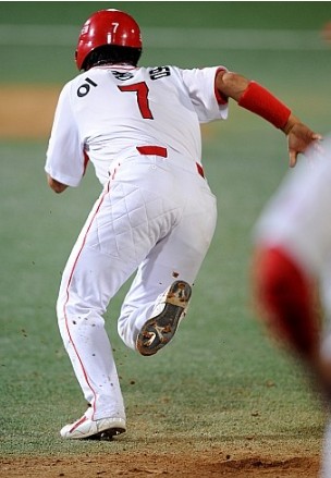 이종범 야구선수 도루사진