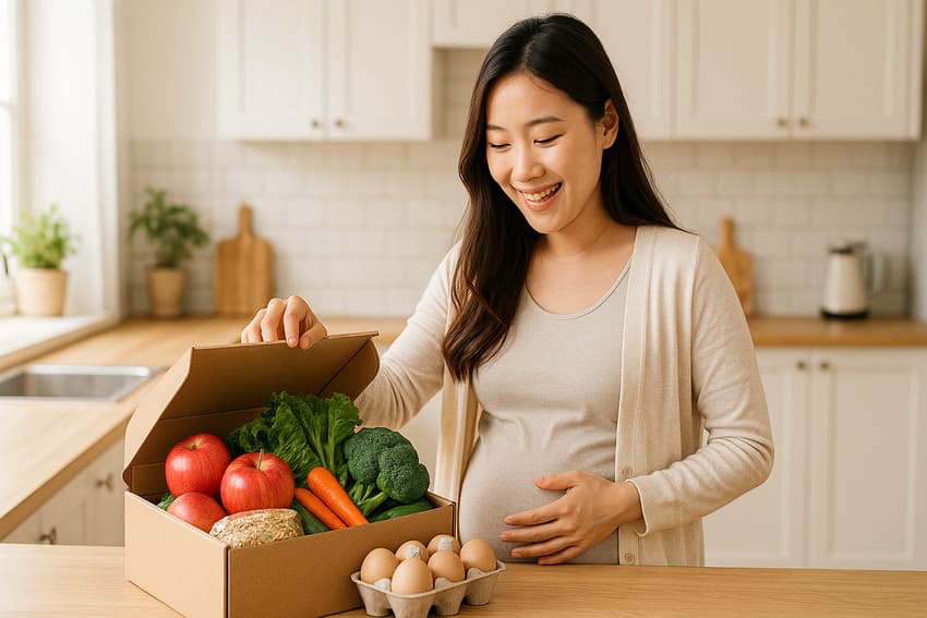 임산부 친환경 농산물 지원 꾸러미