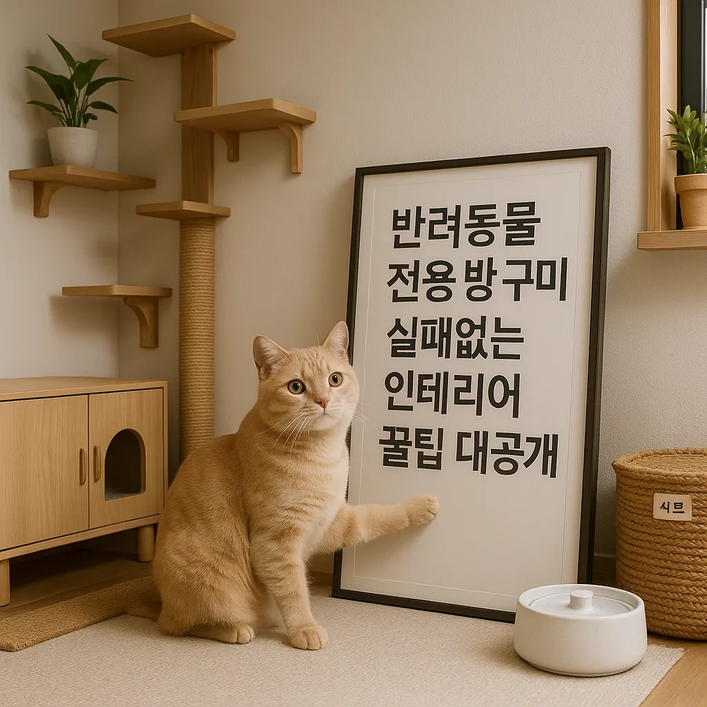 반려동물 전용 방 꾸미기 실패없는 인테리어 꿀팁 대공개