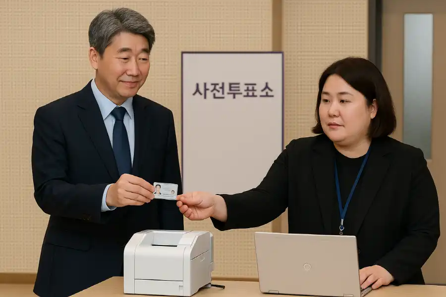 사전투표 인정 신분증 예시