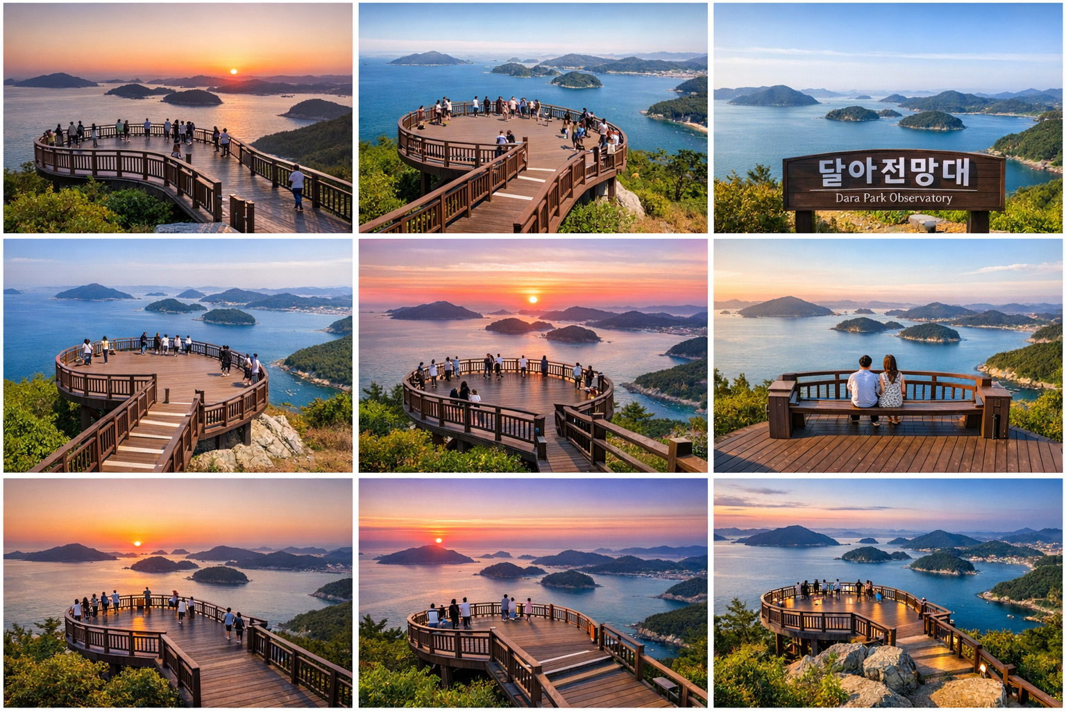 통영달아전망대 일출 명소 추천