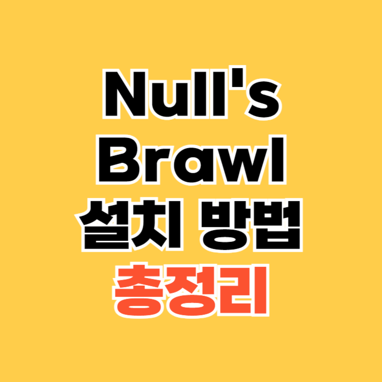Null's Brawl 설치 방법