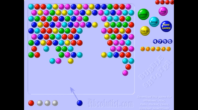 버블슈터 게임하기