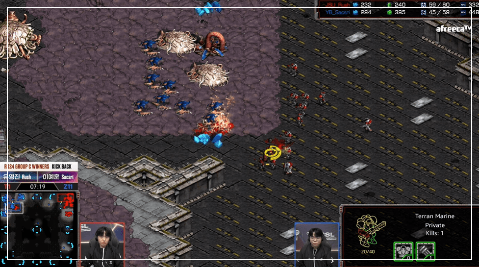 SSL 24강 C조 승자전 입구뚫기