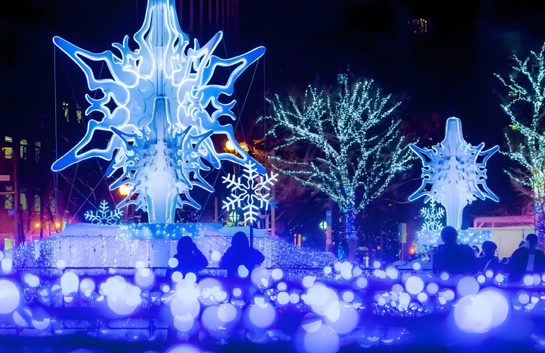 삿포로눈축제사진