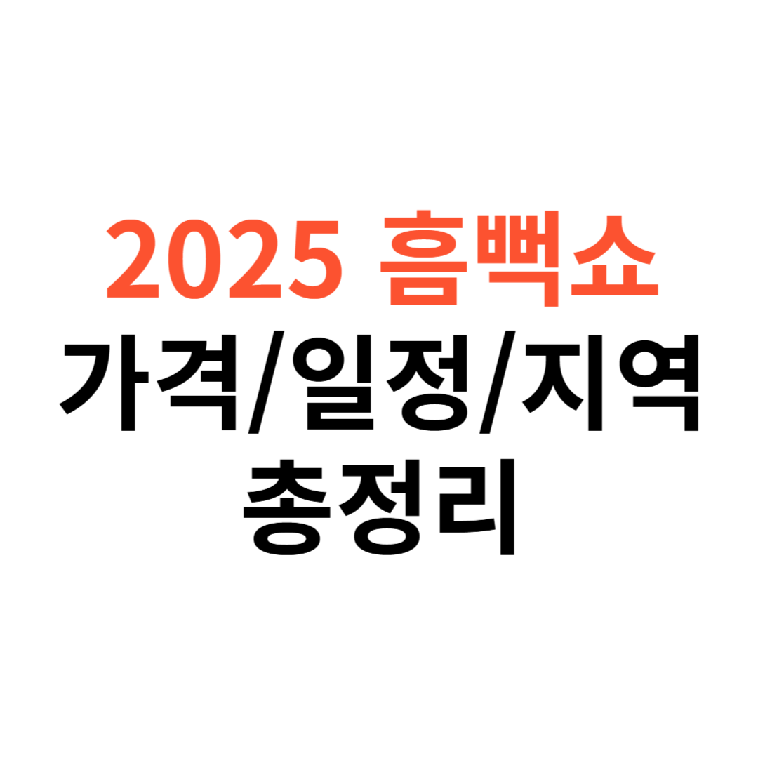 2025 싸이 흠뻑쇼