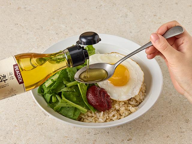 열무비빔밥 레시피 재료 참기름