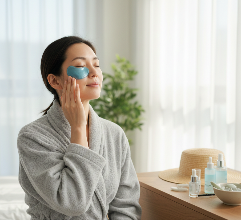 기미 재발 방지를 위한 피부 쿨링 진정 관리